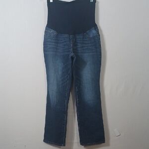 Indigo Blue Women's High Rise Jeans Maternity Size S